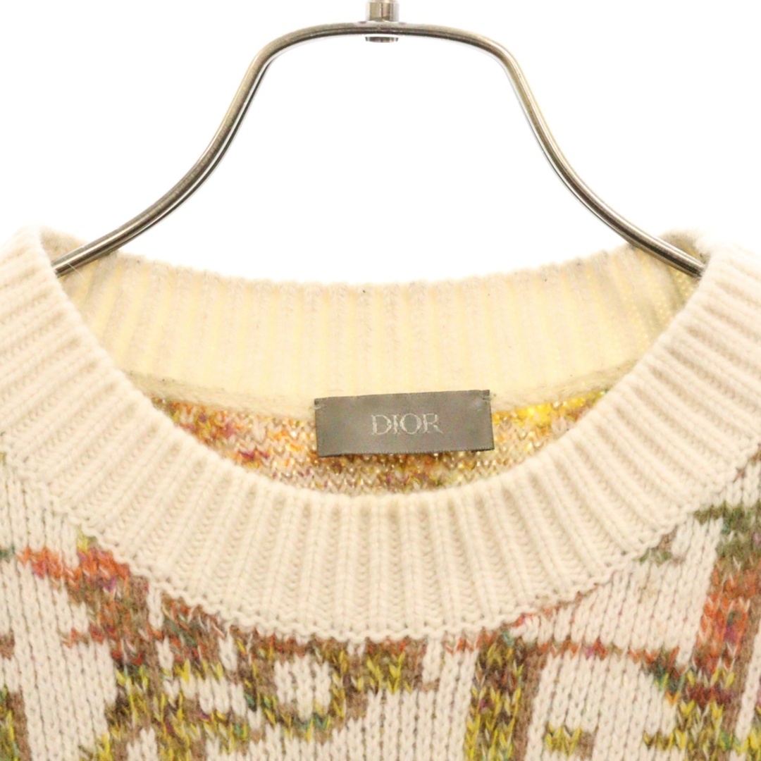 Dior - DIOR ディオール 21AW オブリーク総柄 クルーネック Dior - DIOR ディオール 21AW オブリーク総柄 クルーネック