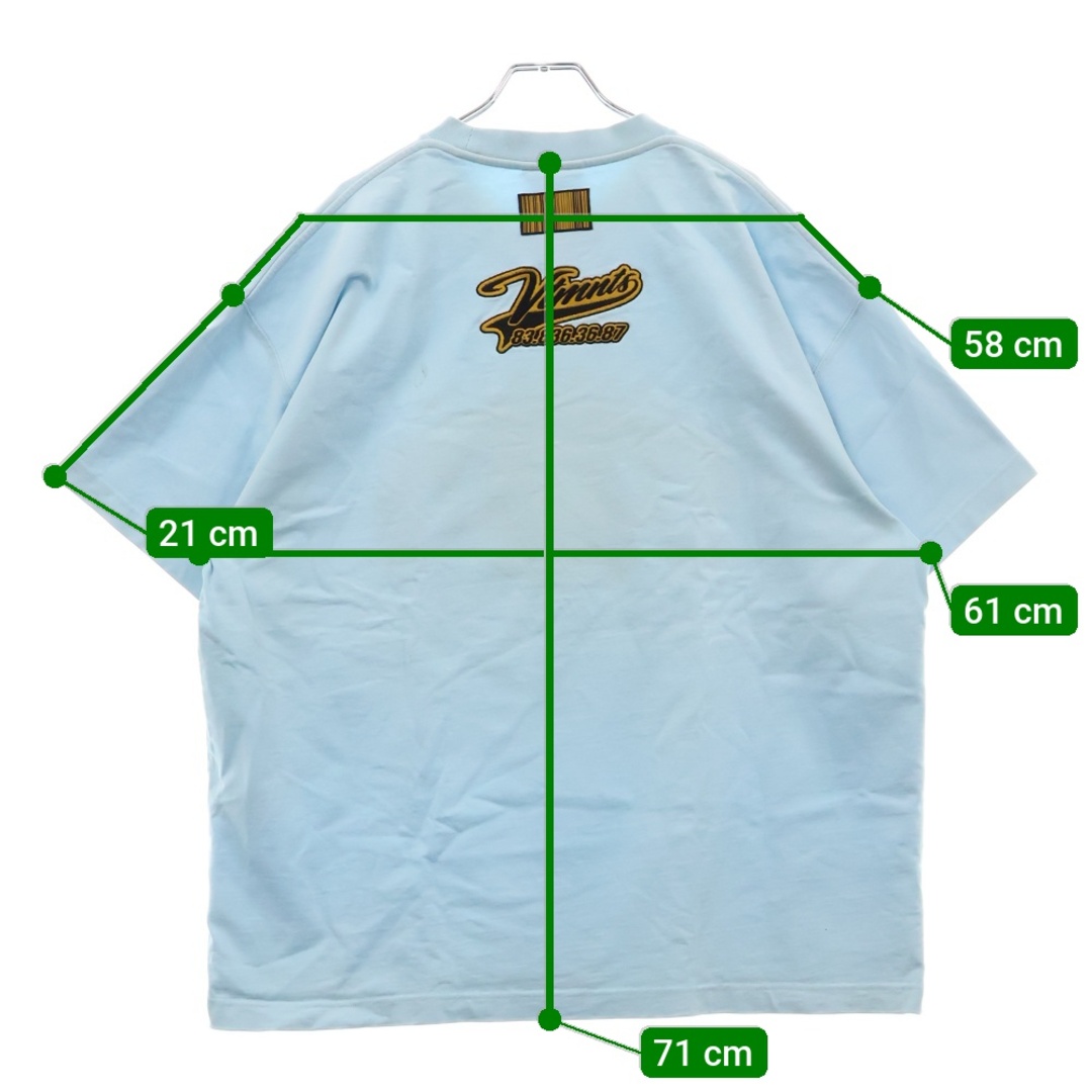 VTMNTS ブイティーエムエヌティーエス 22SS COLLEGE T-SHIRT VTMNTS ブイティーエムエヌティーエス 22SS COLLEGE T-SHIRT