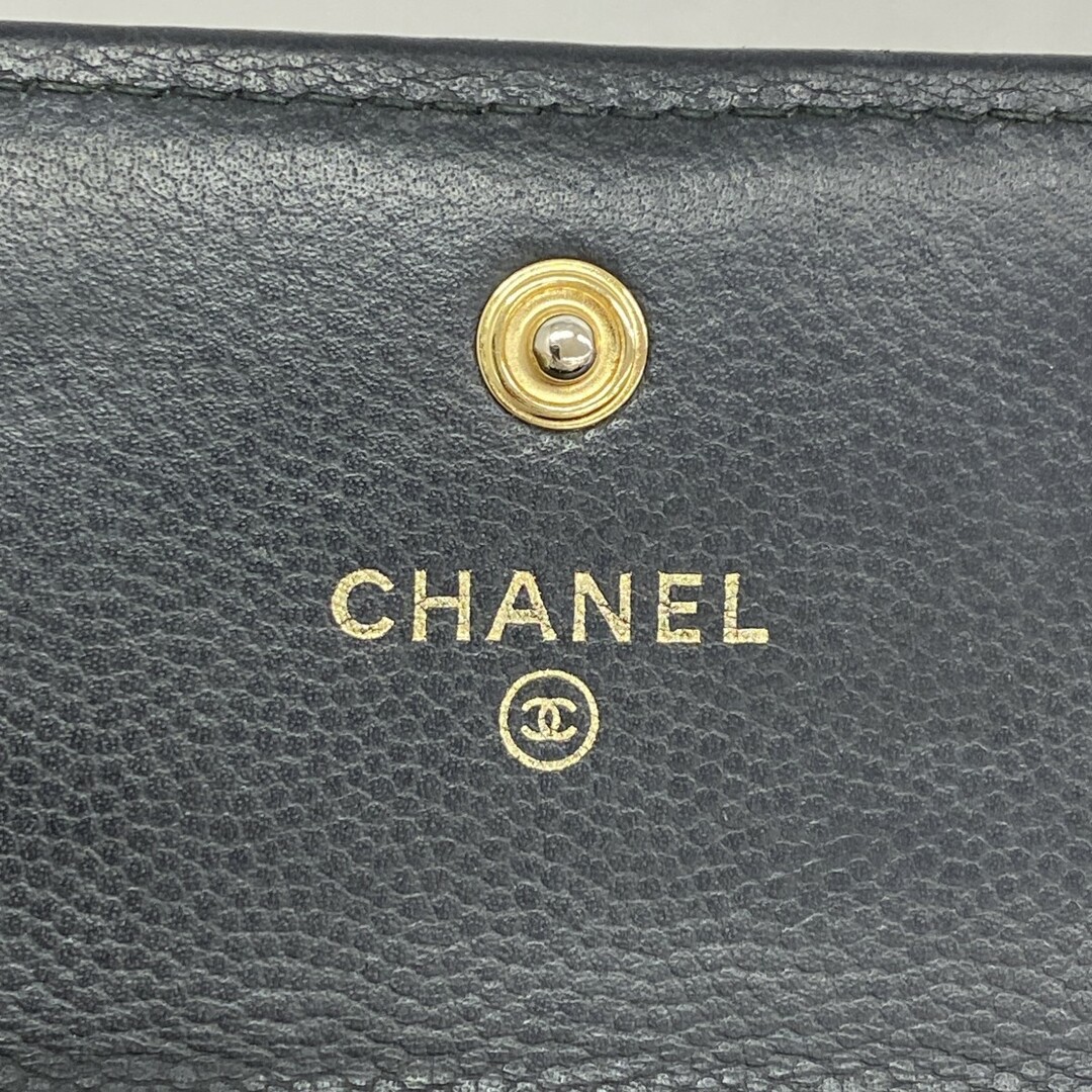 CHANEL - 【5db1775】シャネル 長財布 ボーイシャネル キャビア CHANEL - 【5db1775】シャネル 長財布 ボーイシャネル キャビア