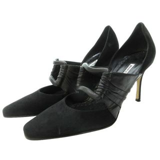 MANOLO BLAHNIK - マノロブラニク メイセール スクエアバックル MANOLO BLAHNIK - マノロブラニク メイセール スクエアバックル