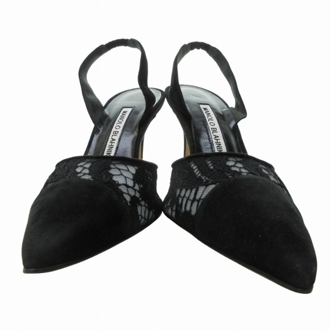 MANOLO BLAHNIK - マノロブラニク スリングバック レース MANOLO BLAHNIK - マノロブラニク スリングバック レース