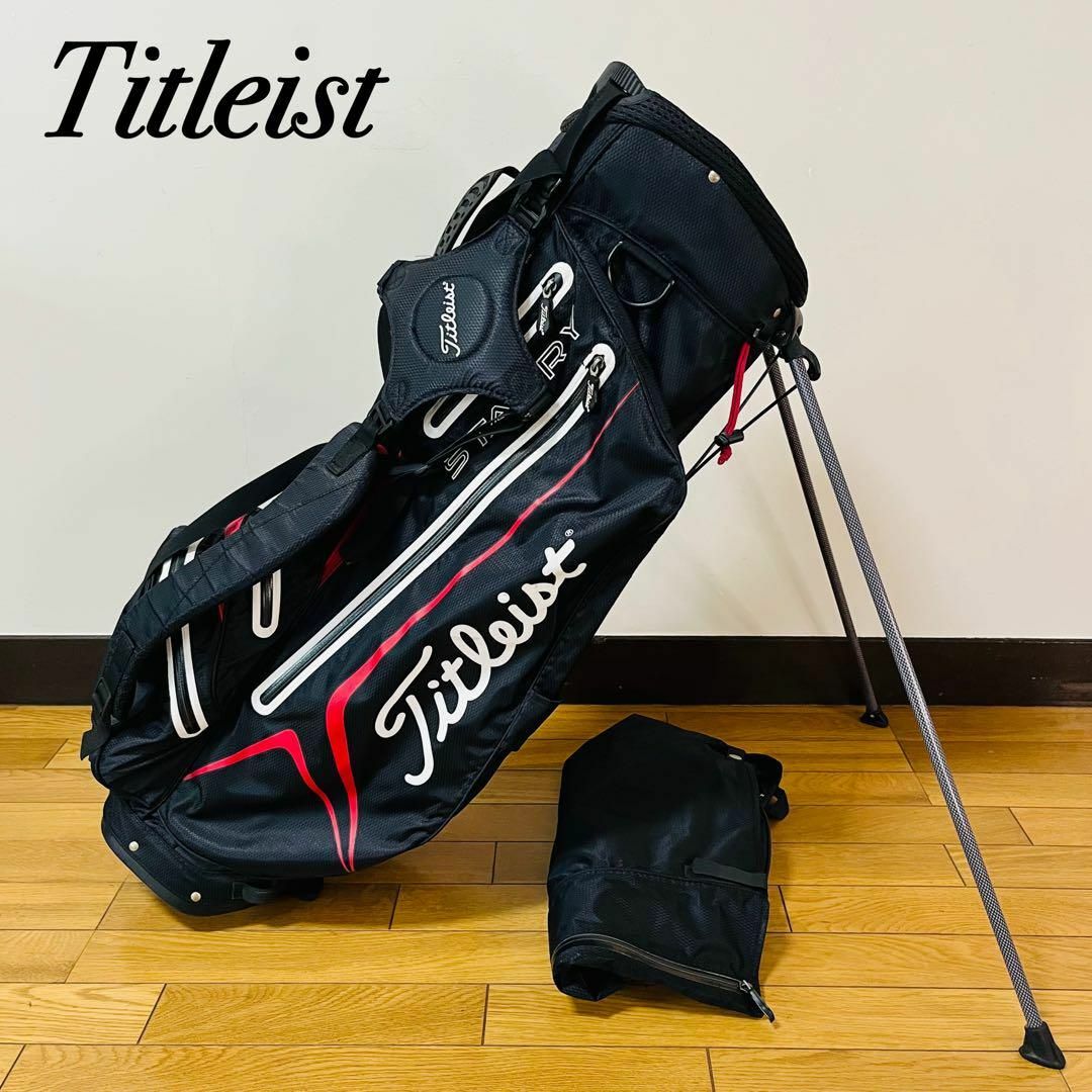 Titleist - 【希少品】 タイトリスト キャディバッグ スタンド式 Titleist - 【希少品】 タイトリスト キャディバッグ スタンド式