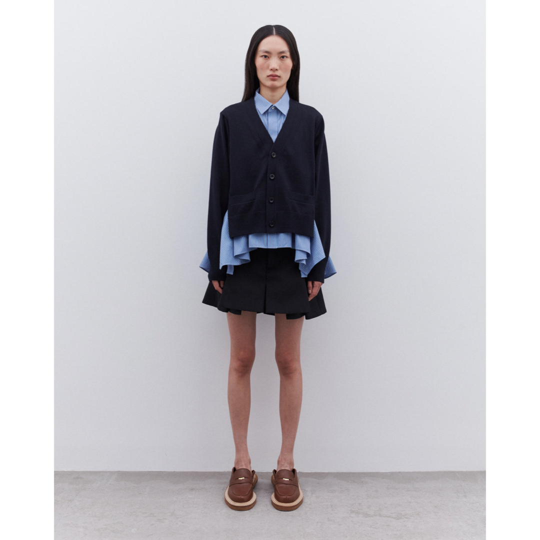 sacai - sacai 新品 25ss 新作 ショーツ ショートパンツ 黒の sacai - sacai 新品 25ss 新作 ショーツ ショートパンツ 黒の