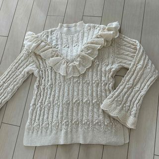ZARA - ZARA ニット イタリアンヤーン グレー ザラ ZARA - ZARA ニット イタリアンヤーン グレー ザラ