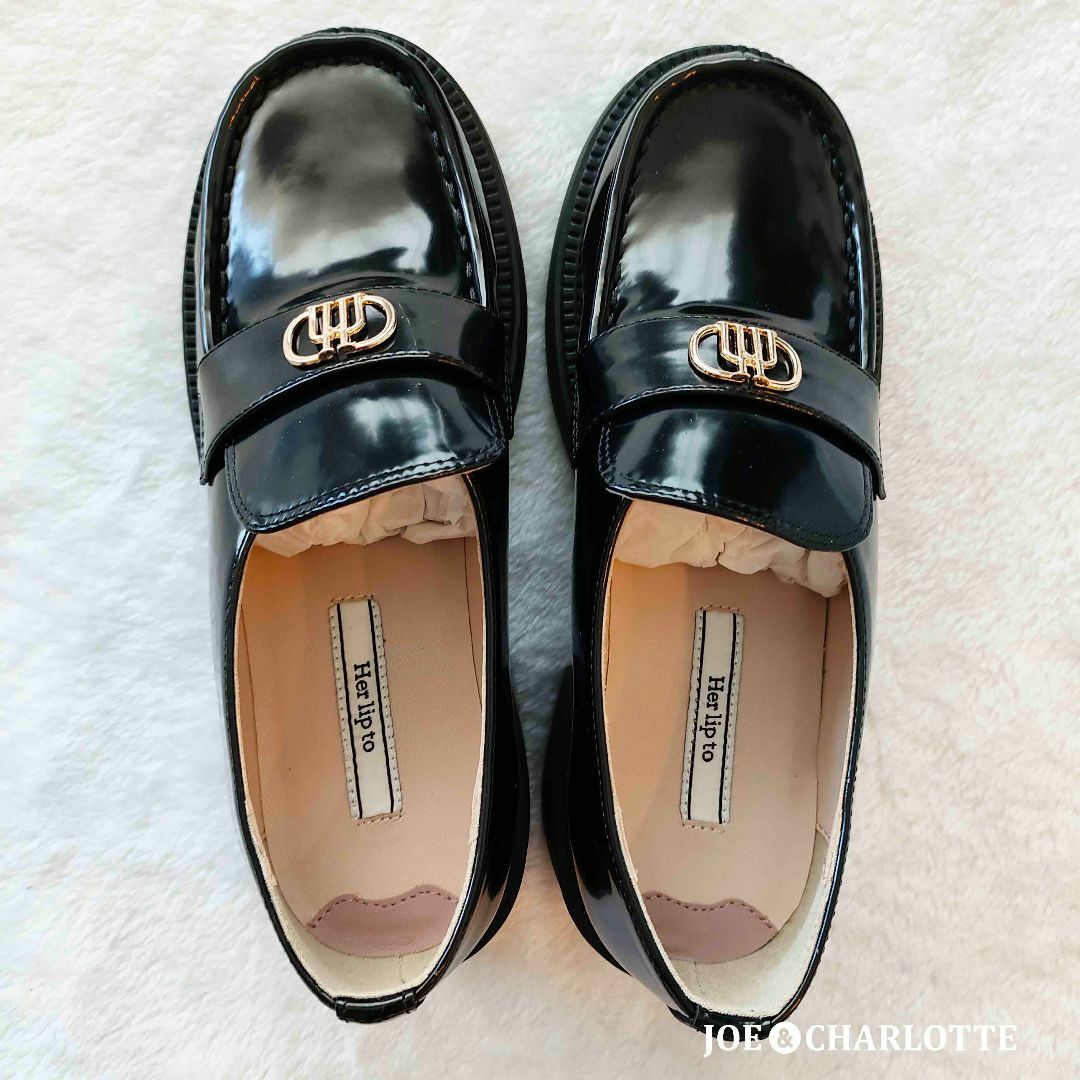 Her lip to - ハーリップトゥ Trois Logo Loafers トロワロゴ Her lip to - ハーリップトゥ Trois Logo Loafers トロワロゴ
