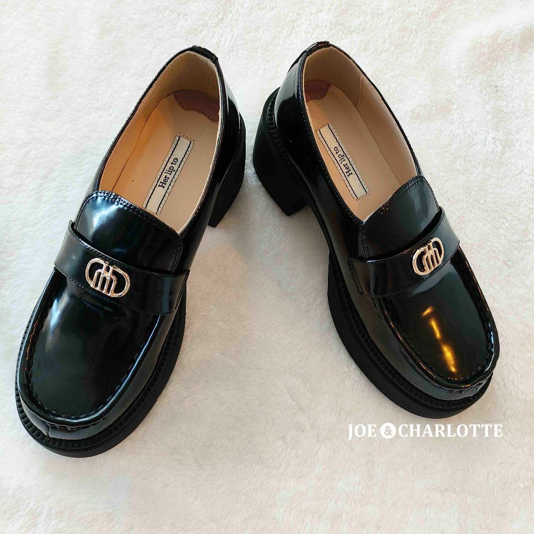 Her lip to - ハーリップトゥ Trois Logo Loafers トロワロゴ Her lip to - ハーリップトゥ Trois Logo Loafers トロワロゴ