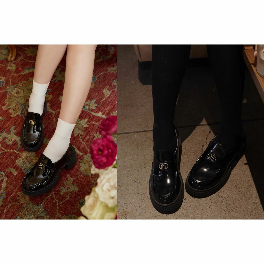 Her lip to - ハーリップトゥ Trois Logo Loafers トロワロゴ Her lip to - ハーリップトゥ Trois Logo Loafers トロワロゴ