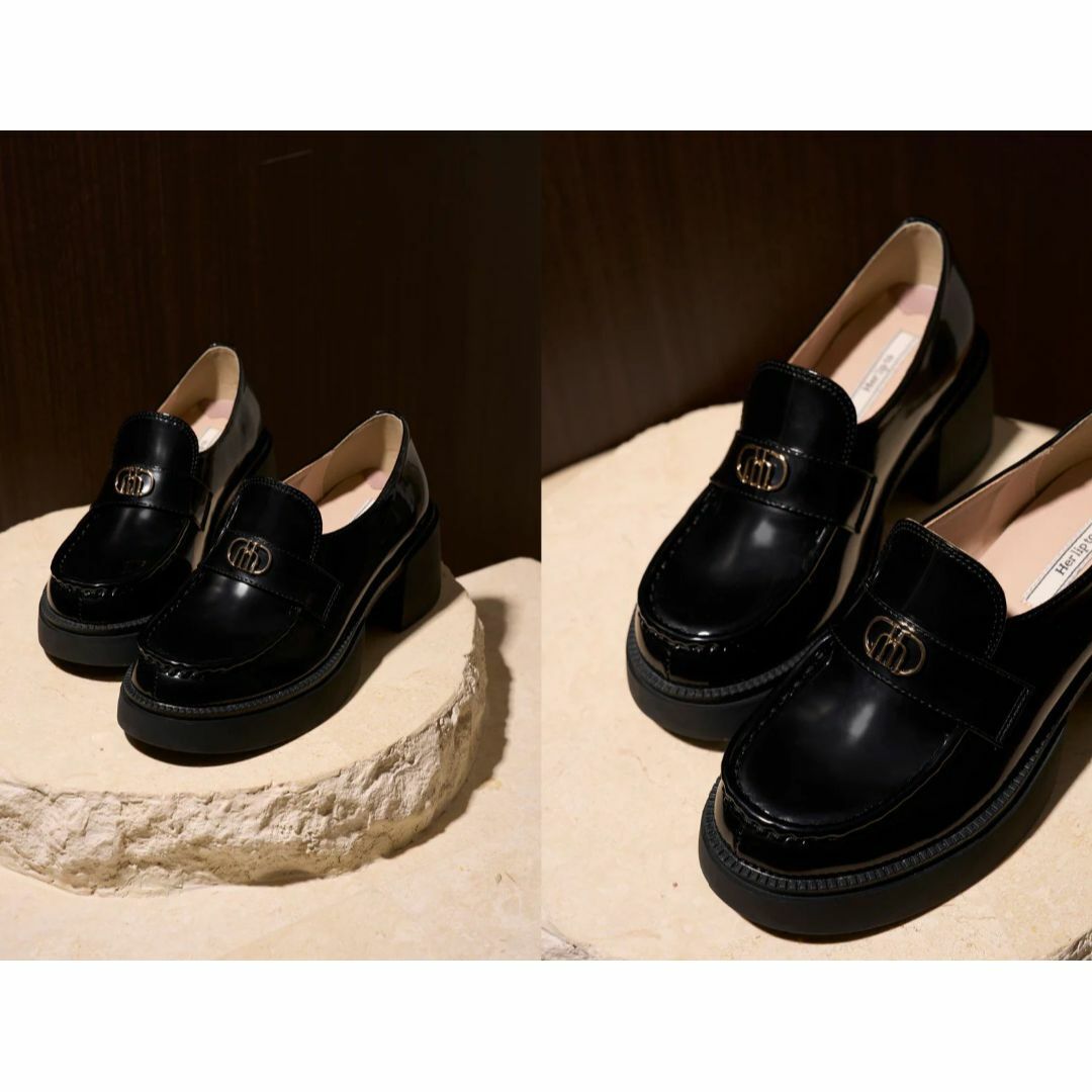 Her lip to - ハーリップトゥ Trois Logo Loafers トロワロゴ Her lip to - ハーリップトゥ Trois Logo Loafers トロワロゴ