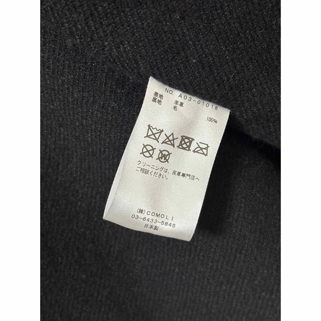 COMOLI - comoli コモリ 24AW シープスキンコーチジャケット 3の COMOLI - comoli コモリ 24AW シープスキンコーチジャケット 3の