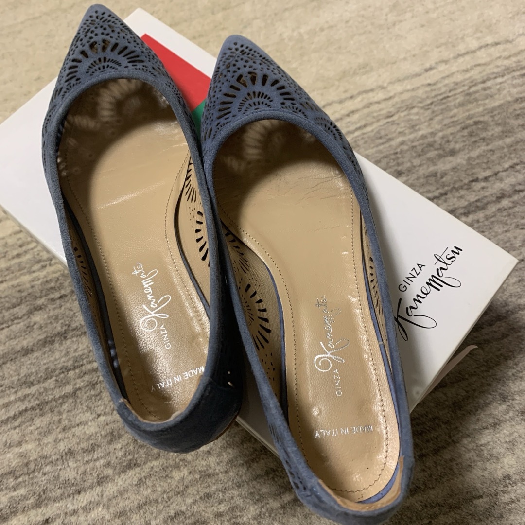 GINZA Kanematsu - 【銀座かねまつ】ローヒールパンプス23.5の GINZA Kanematsu - 【銀座かねまつ】ローヒールパンプス23.5の