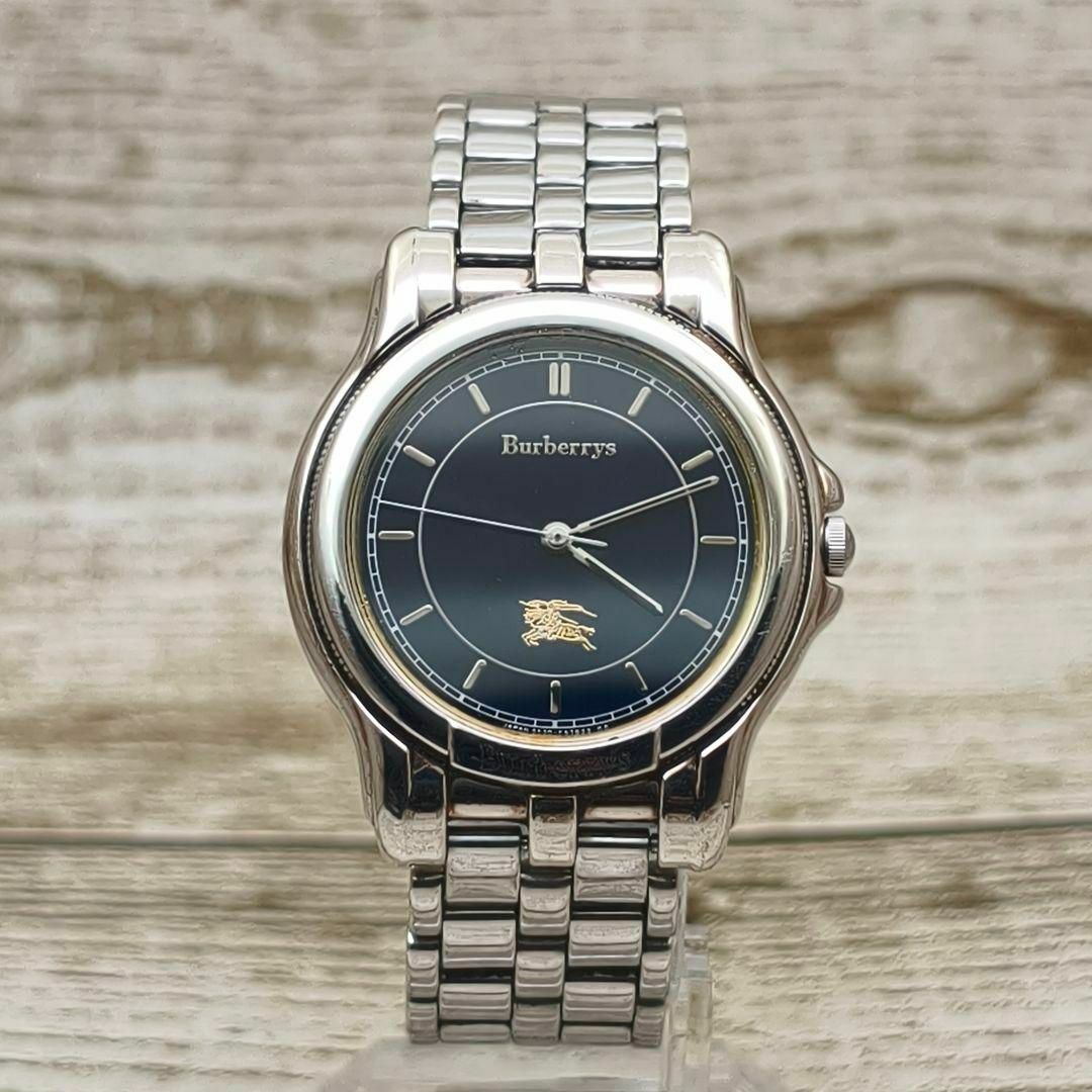 BURBERRY - 動作品 Burberrys アナログ腕時計 ブラックの通販 by BURBERRY - 動作品 Burberrys アナログ腕時計 ブラックの通販 by