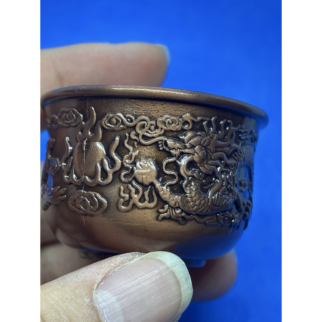 紫銅製 古風龍鳳杯(仿古風)4899-1/4の通販 by jiatank 紫銅製 古風龍鳳杯(仿古風)4899-1/4の通販 by jiatank