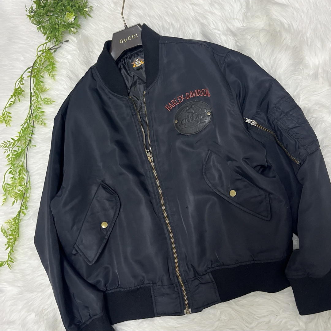 Harley Davidson - HG ハーレーダビッドソン ブルゾン MA-1 Harley Davidson - HG ハーレーダビッドソン ブルゾン MA-1