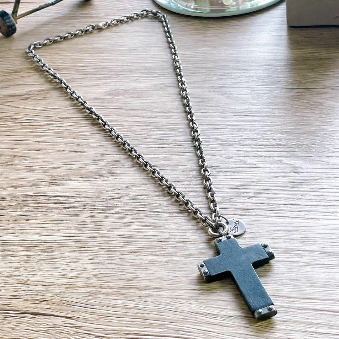GUCCI - ◇グッチ◇ クロス ネックレス ペンダント Ag925 GUCCI - ◇グッチ◇ クロス ネックレス ペンダント Ag925
