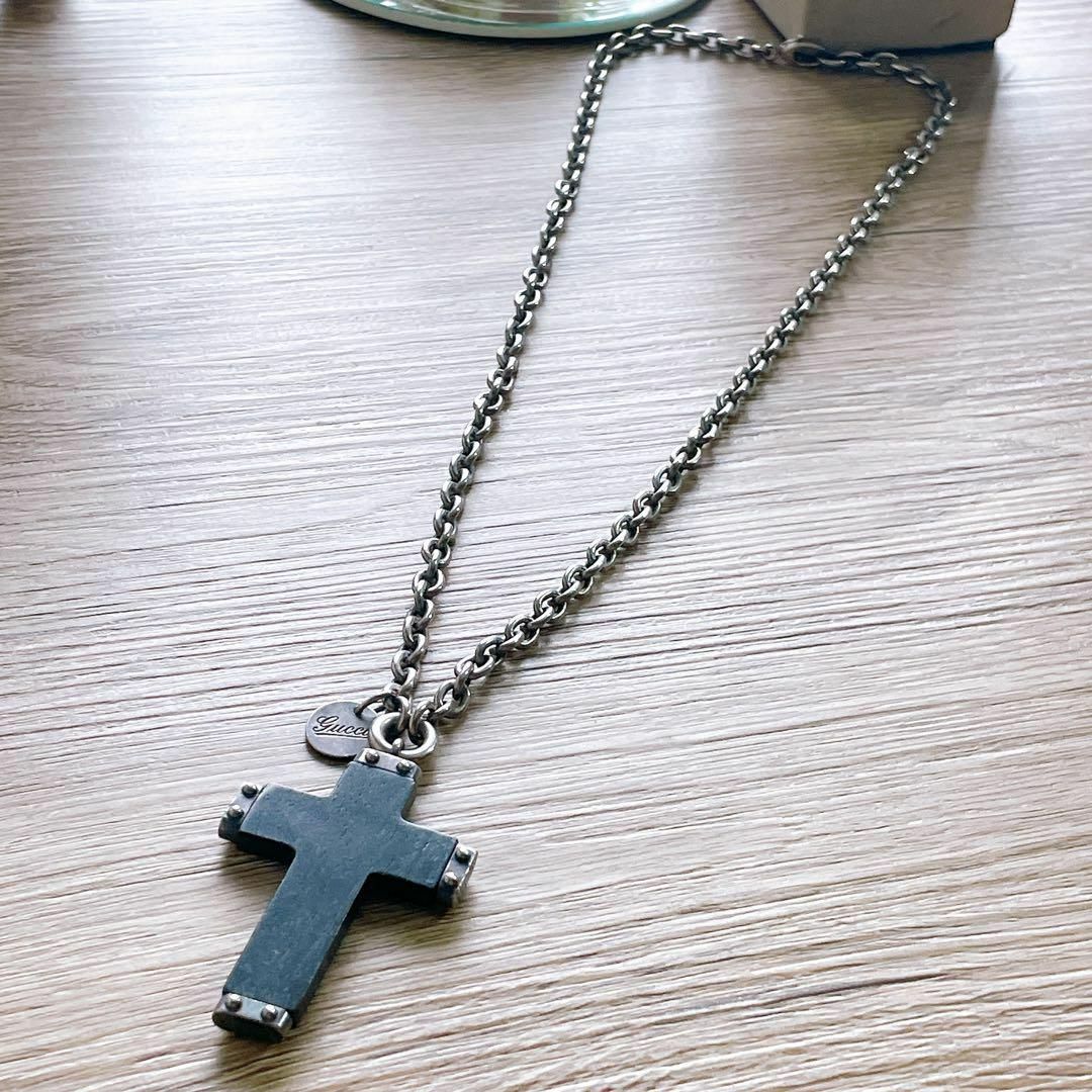 GUCCI - ◇グッチ◇ クロス ネックレス ペンダント Ag925 GUCCI - ◇グッチ◇ クロス ネックレス ペンダント Ag925