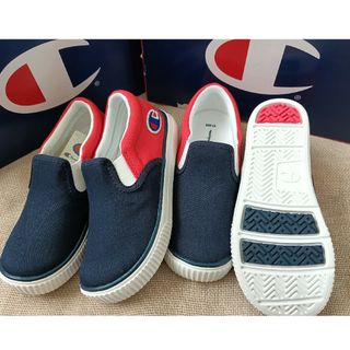 チャンピオン(Champion)の新品2足　チャンピオン　スリッポンスニーカー(スリッポン)