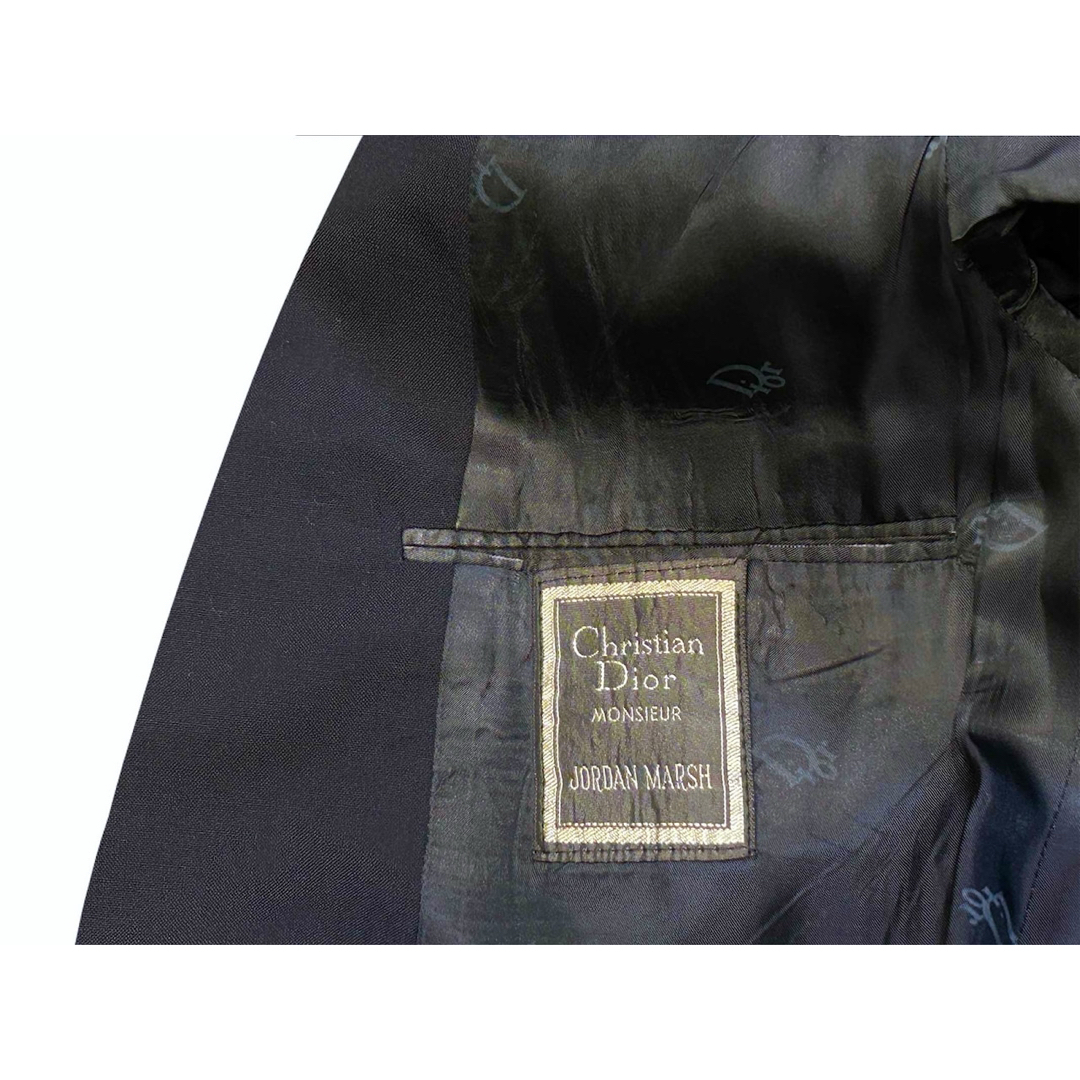Christian Dior - USA製 70s 80s ディオール DIOR ブレザー 紺 Christian Dior - USA製 70s 80s ディオール DIOR ブレザー 紺