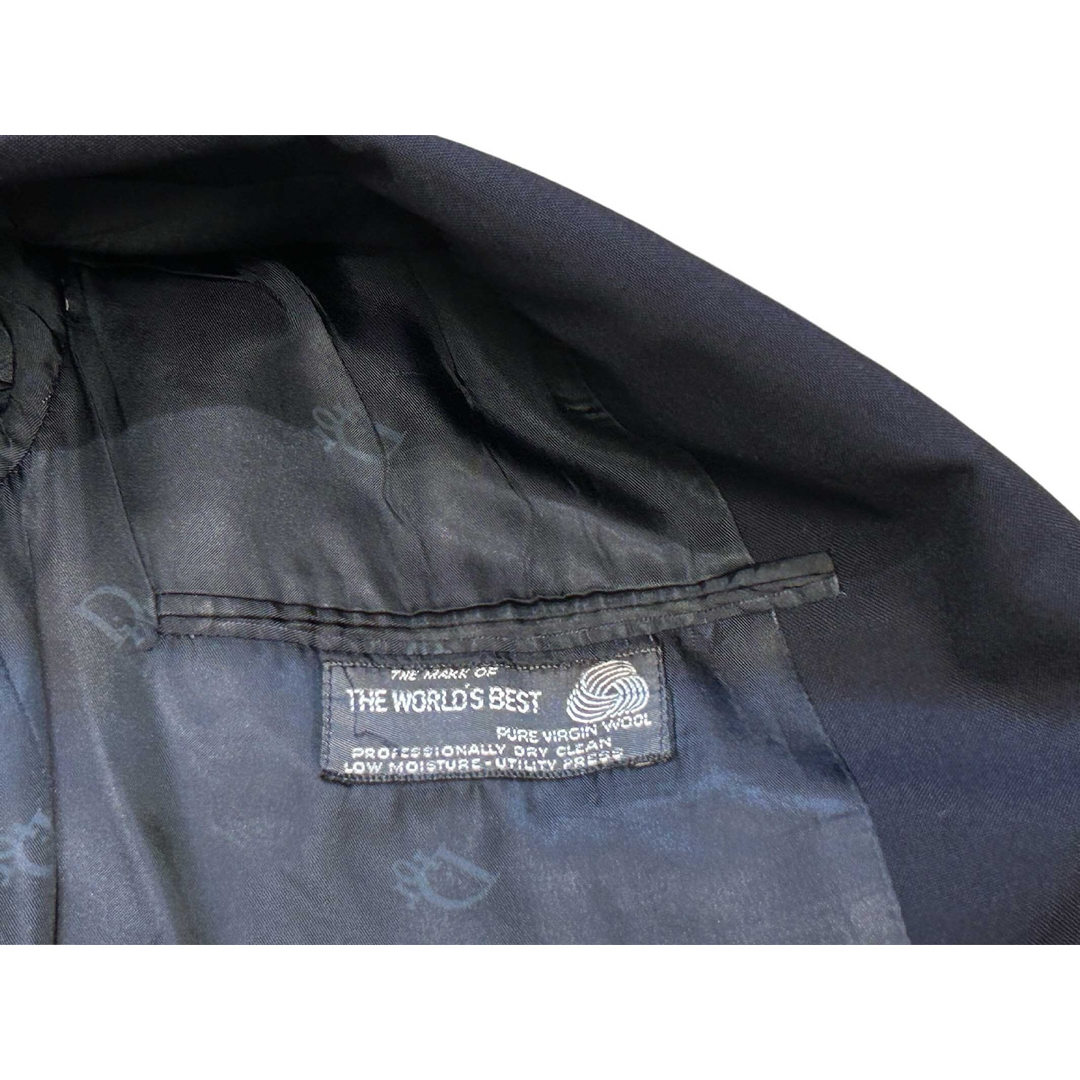 Christian Dior - USA製 70s 80s ディオール DIOR ブレザー 紺 Christian Dior - USA製 70s 80s ディオール DIOR ブレザー 紺