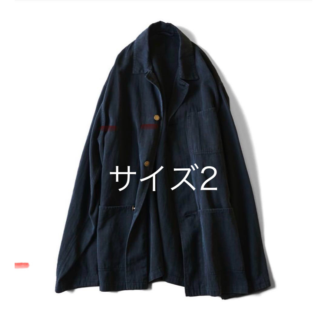 COMOLI - MAATEE&SONS ドゥルンCOVERALL ブラック25SS サイズ2の COMOLI - MAATEE&SONS ドゥルンCOVERALL ブラック25SS サイズ2の