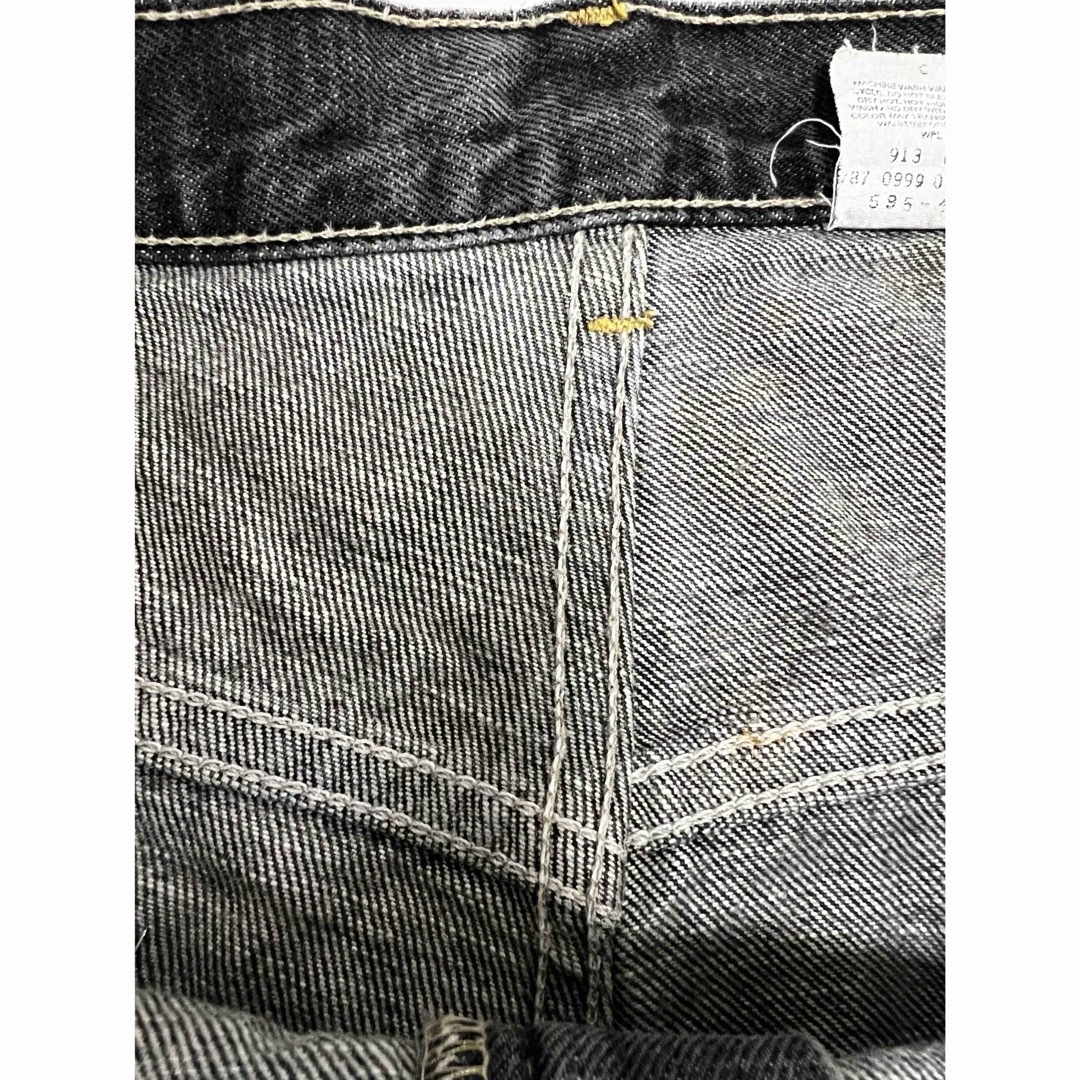 Levi's - Levi's リーバイス 595 先染め ブラックデニム ルーズ Levi's - Levi's リーバイス 595 先染め ブラックデニム ルーズ