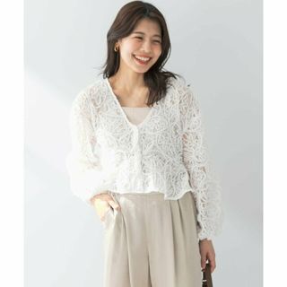 アーバンリサーチロッソ(URBAN RESEARCH ROSSO)の【OFF WHITE】F by ROSSO コードレースブラウス(シャツ/ブラウス(長袖/七分))