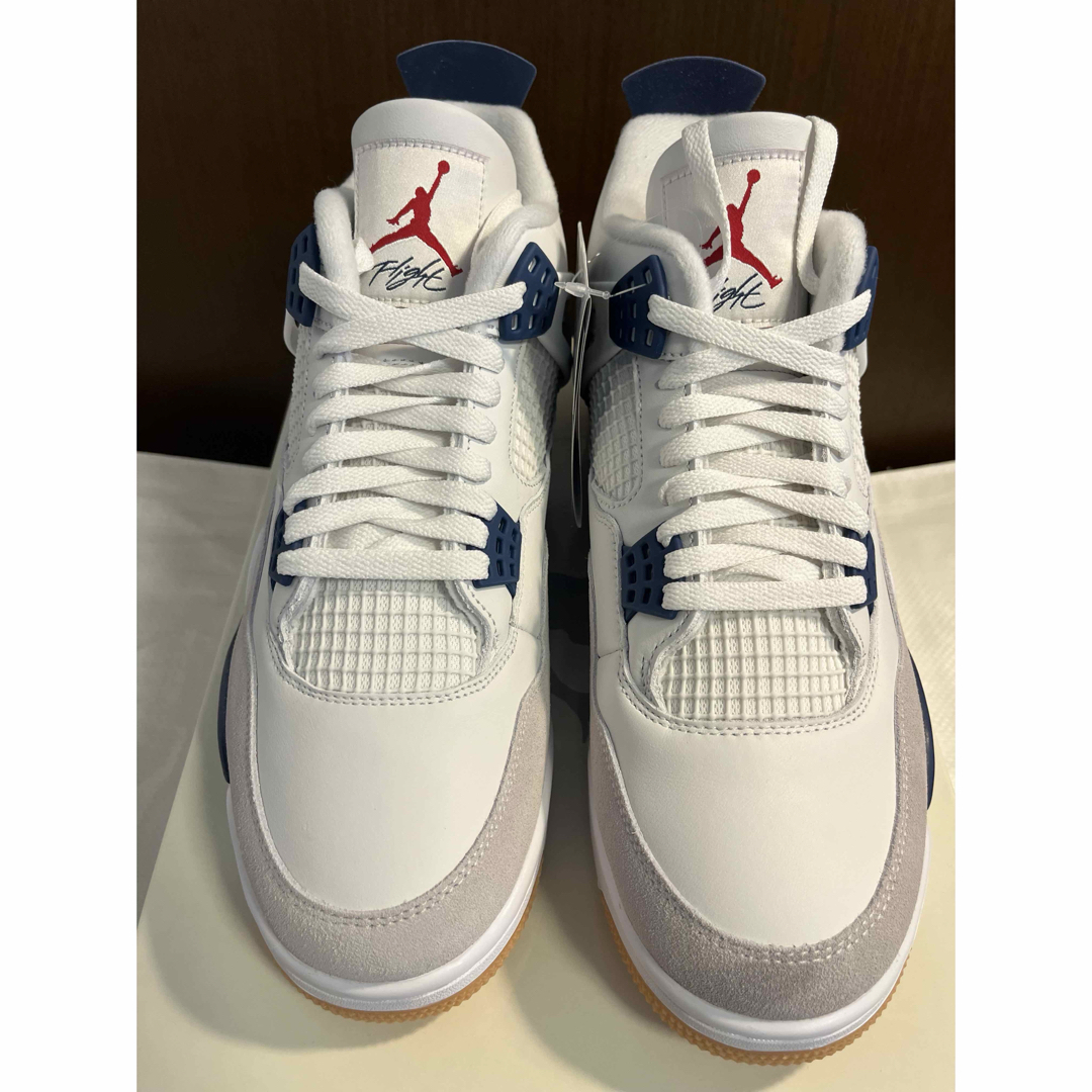 NIKE - Nike SB Air Jordan 4 Retro SP 白/紺 29の通販 by U NIKE - Nike SB Air Jordan 4 Retro SP 白/紺 29の通販 by U