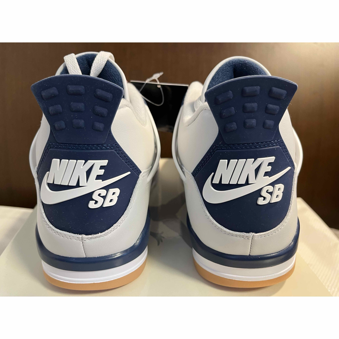 NIKE - Nike SB Air Jordan 4 Retro SP 白/紺 29の通販 by U NIKE - Nike SB Air Jordan 4 Retro SP 白/紺 29の通販 by U