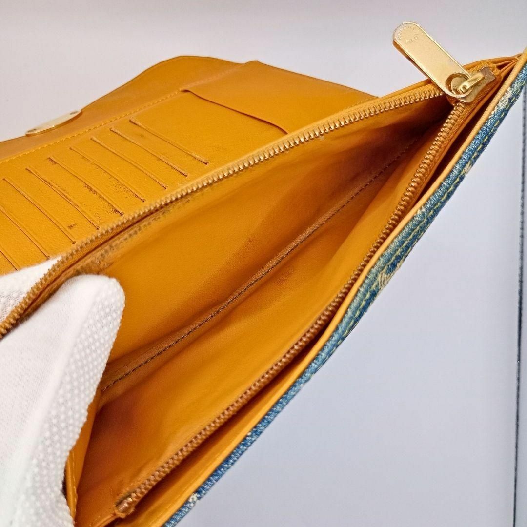 LOUIS VUITTON - ルイヴィトン LOUIS VUITTON デニム 長財布 折 LOUIS VUITTON - ルイヴィトン LOUIS VUITTON デニム 長財布 折