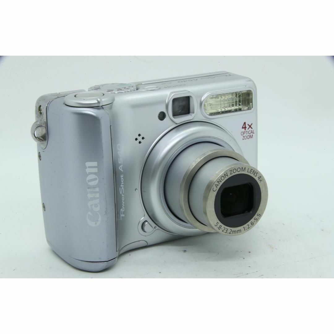 Q2157】 Canon Powershot A540 シルバー レンズ小傷の通販 by Q2157】 Canon Powershot A540 シルバー レンズ小傷の通販 by