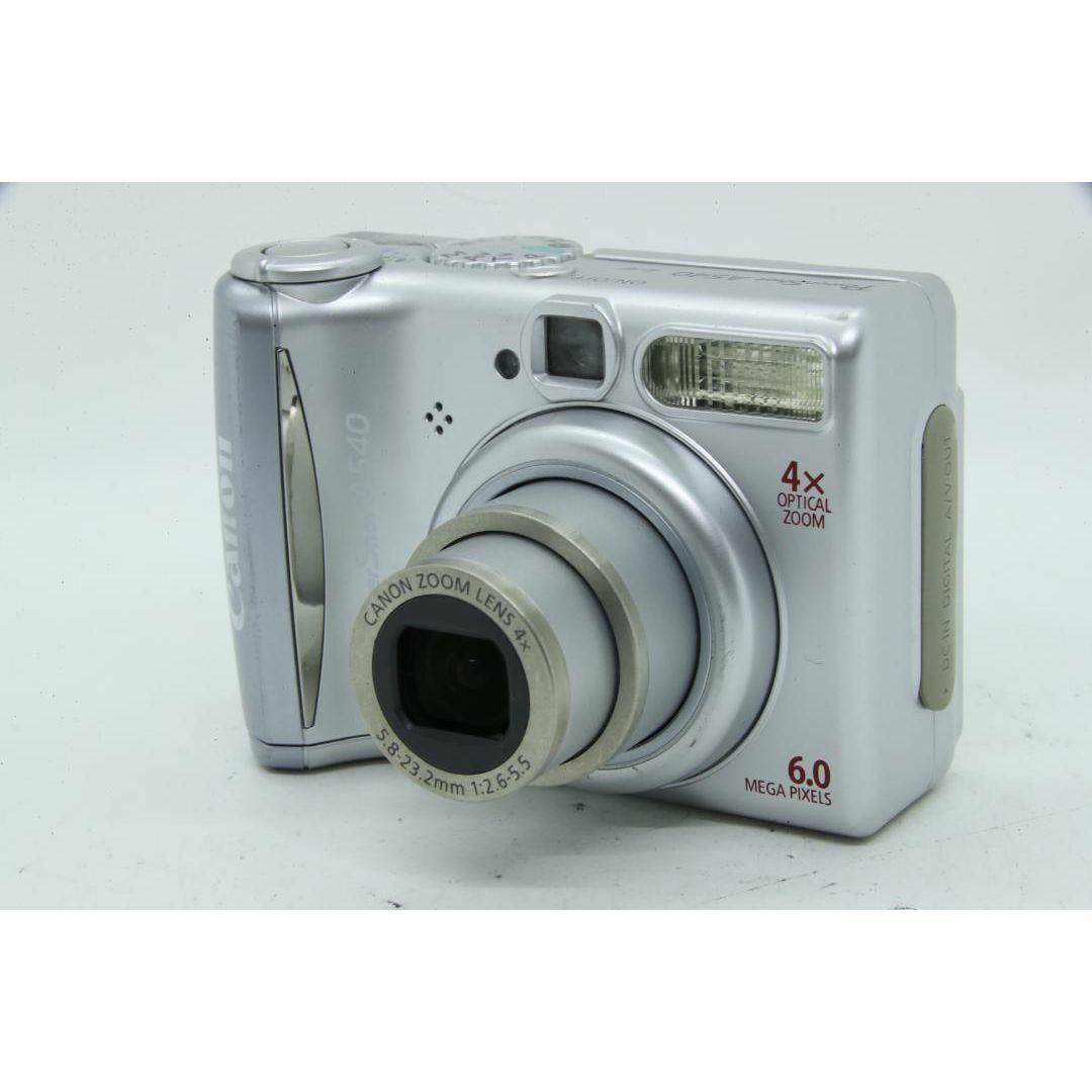 Q2157】 Canon Powershot A540 シルバー レンズ小傷の通販 by Q2157】 Canon Powershot A540 シルバー レンズ小傷の通販 by