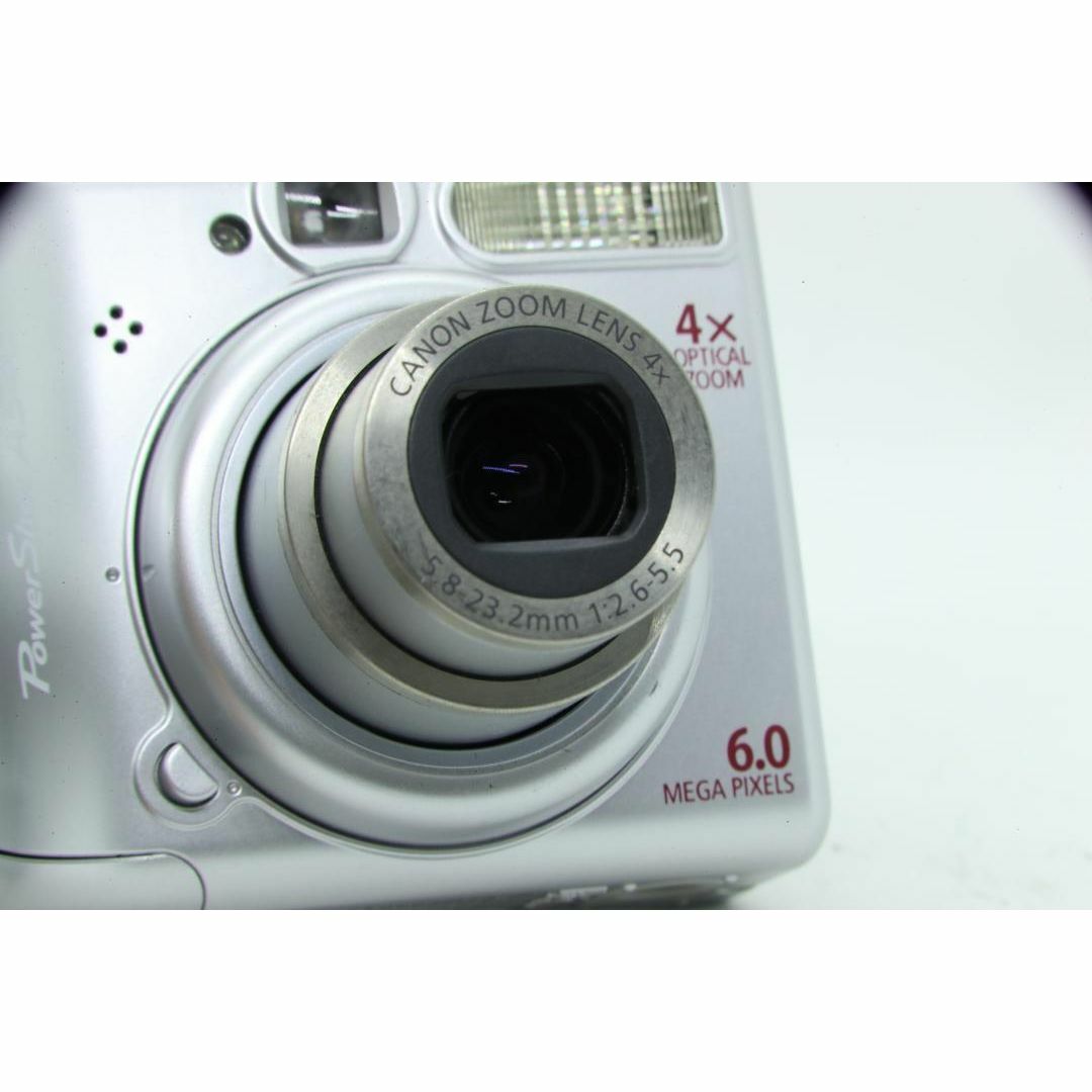 Q2157】 Canon Powershot A540 シルバー レンズ小傷の通販 by Q2157】 Canon Powershot A540 シルバー レンズ小傷の通販 by