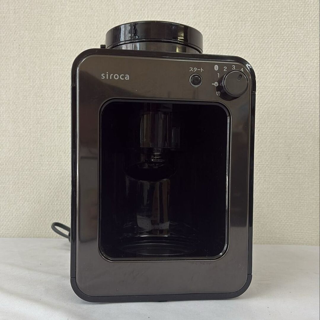 中古】 siroca シロカ 全自動コーヒーメーカー SC-A221 ブラック 中古】 siroca シロカ 全自動コーヒーメーカー SC-A221 ブラック