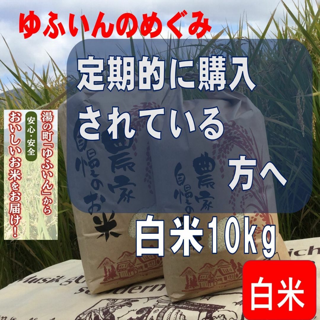 2024年産「ゆふいんのめぐみ」ひとめぼれ白米10kg