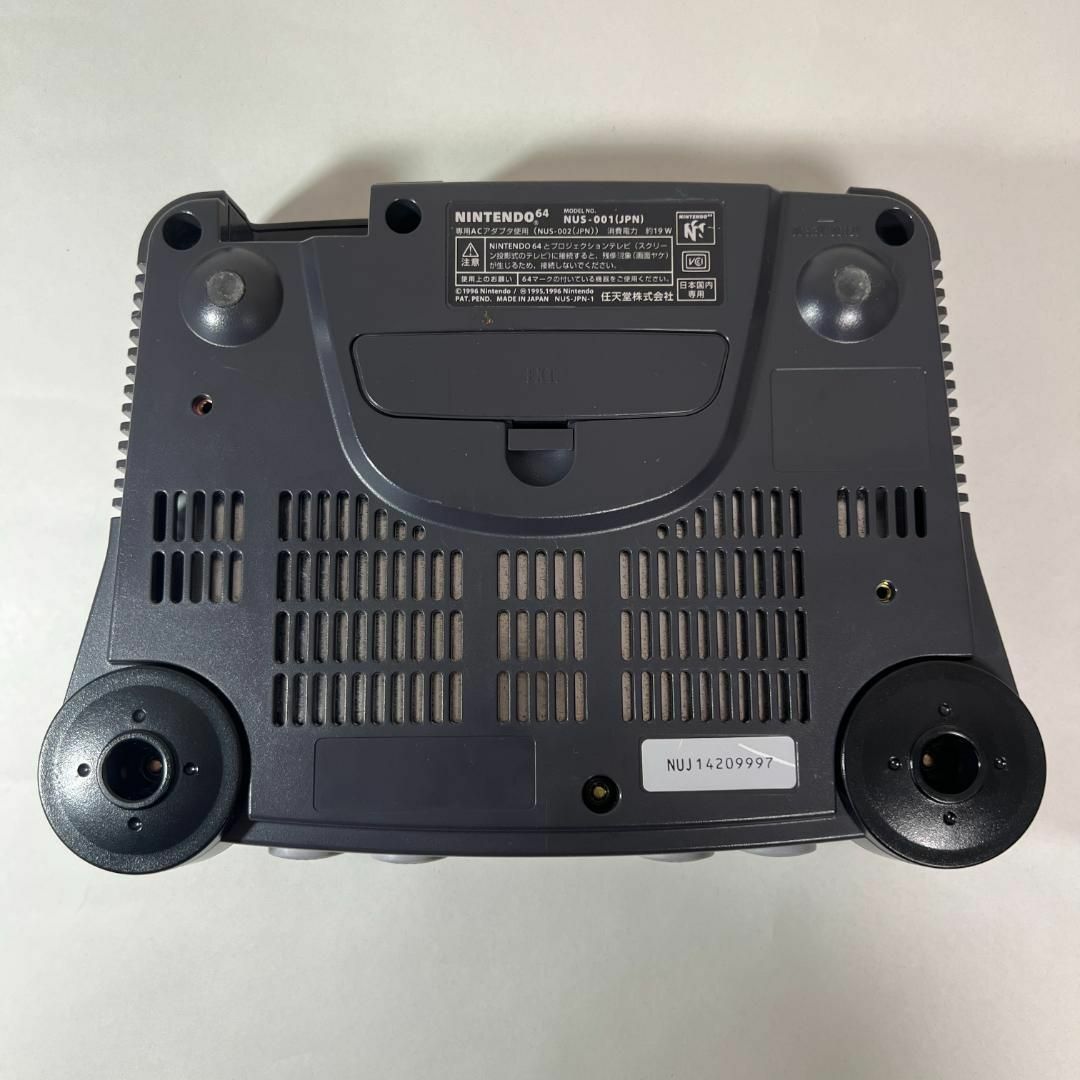 NINTENDO 64 - 【動作確認済み】64本体 黒 コントローラー2個 NINTENDO 64 - 【動作確認済み】64本体 黒 コントローラー2個