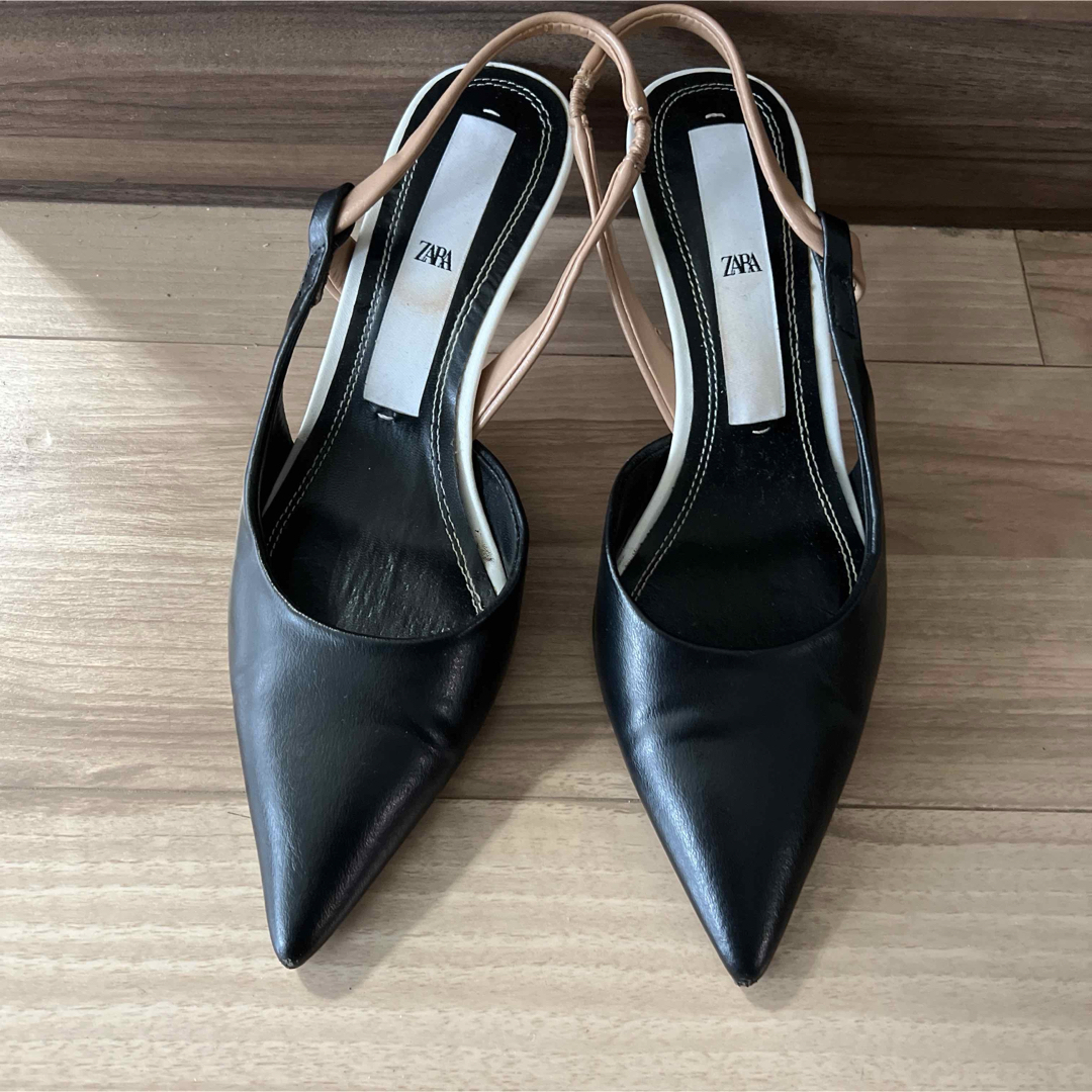 ZARA - ZARA サイドオープンパンプス37の通販 by まめ's shop ZARA - ZARA サイドオープンパンプス37の通販 by まめ's shop