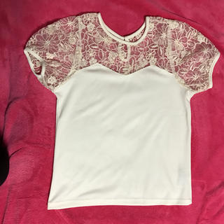グレイル(GRL)のGRL パフスリーブTシャツ Mサイズ 新品未使用 白半袖Tシャツ (Tシャツ(半袖/袖なし))