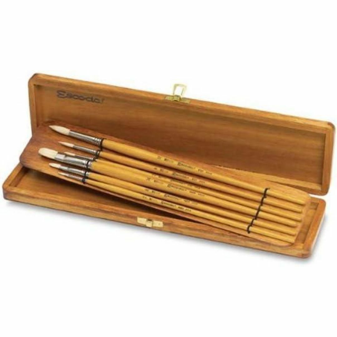 Speedball Escoda Clasico オイル&アクリル ブラシ　6本