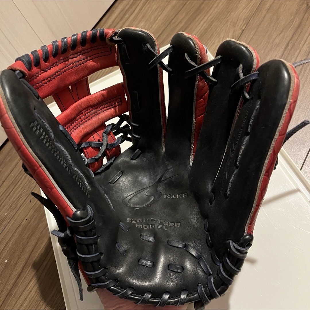 NIKE - 【激レア】NIKE 岩村モデル クロコダイル柄 一般軟式 NIKE - 【激レア】NIKE 岩村モデル クロコダイル柄 一般軟式