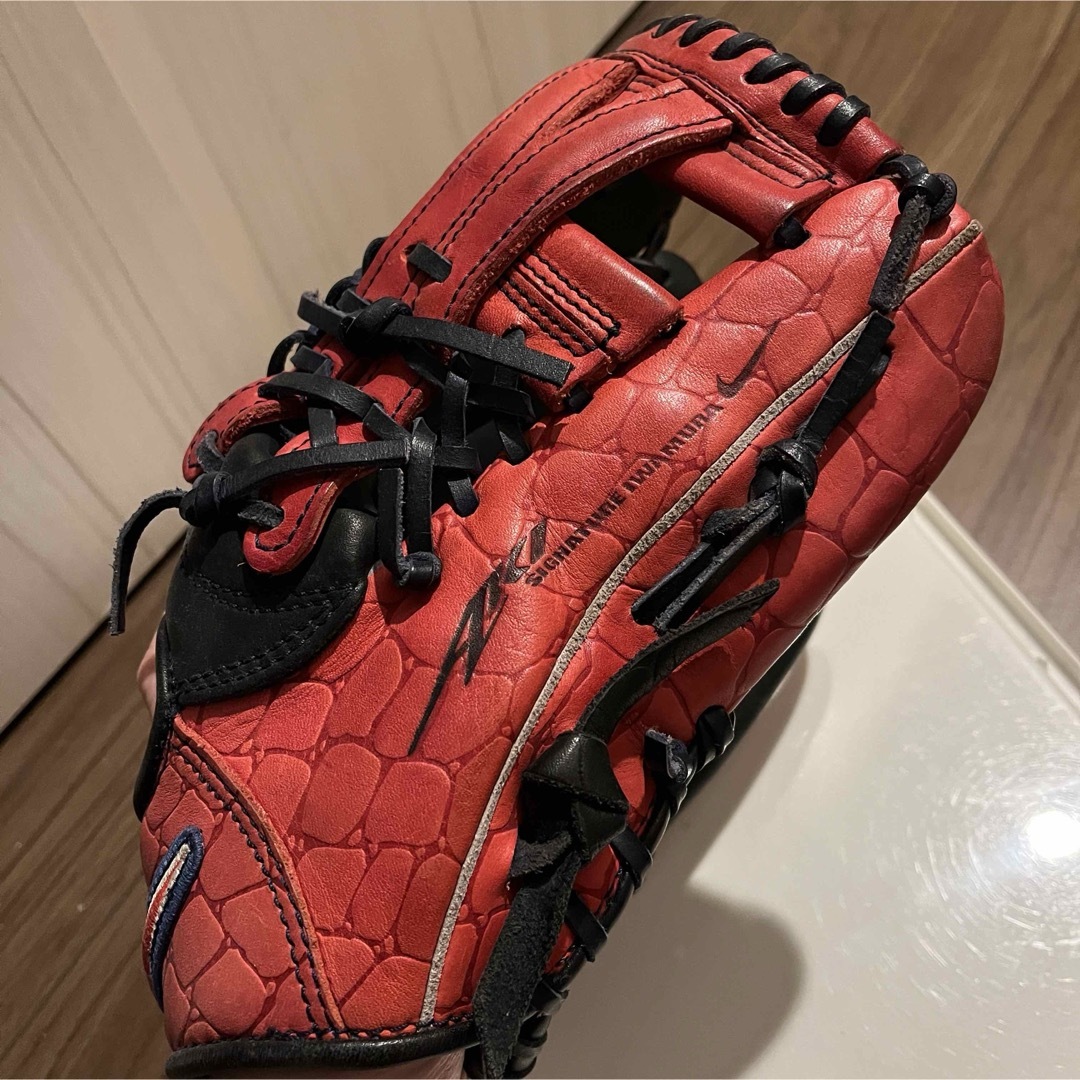 NIKE - 【激レア】NIKE 岩村モデル クロコダイル柄 一般軟式 NIKE - 【激レア】NIKE 岩村モデル クロコダイル柄 一般軟式