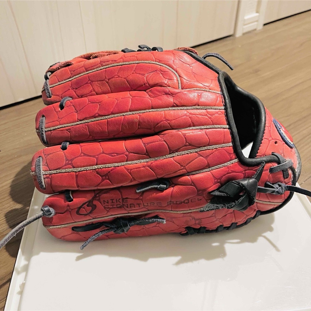 NIKE - 【激レア】NIKE 岩村モデル クロコダイル柄 一般軟式 NIKE - 【激レア】NIKE 岩村モデル クロコダイル柄 一般軟式
