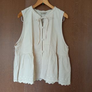 ZARA - ZARA ザラ ZW COLLECTION ピンストライプベスト Sの通販 ZARA - ZARA ザラ ZW COLLECTION ピンストライプベスト Sの通販