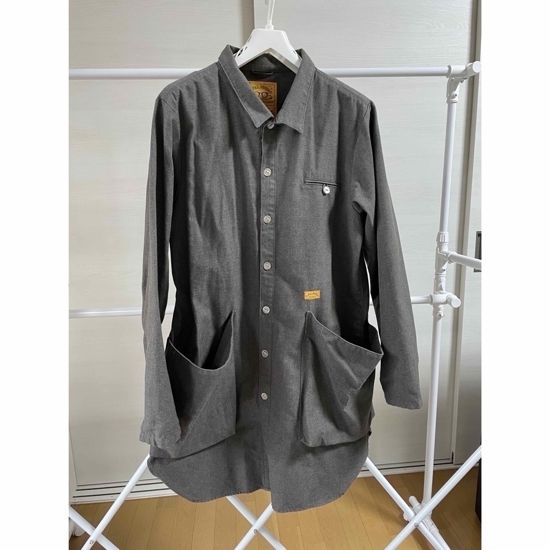 NATAL DESIGN - ☆NATAL DESIGN SHOPCOAT☆グレーLの通販 by NATAL DESIGN - ☆NATAL DESIGN SHOPCOAT☆グレーLの通販 by