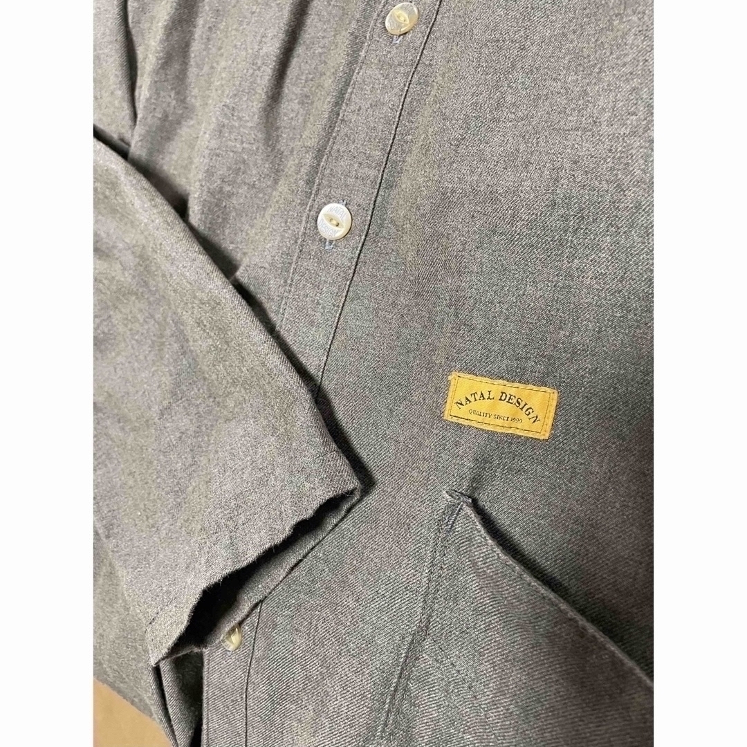 NATAL DESIGN - ☆NATAL DESIGN SHOPCOAT☆グレーLの通販 by NATAL DESIGN - ☆NATAL DESIGN SHOPCOAT☆グレーLの通販 by