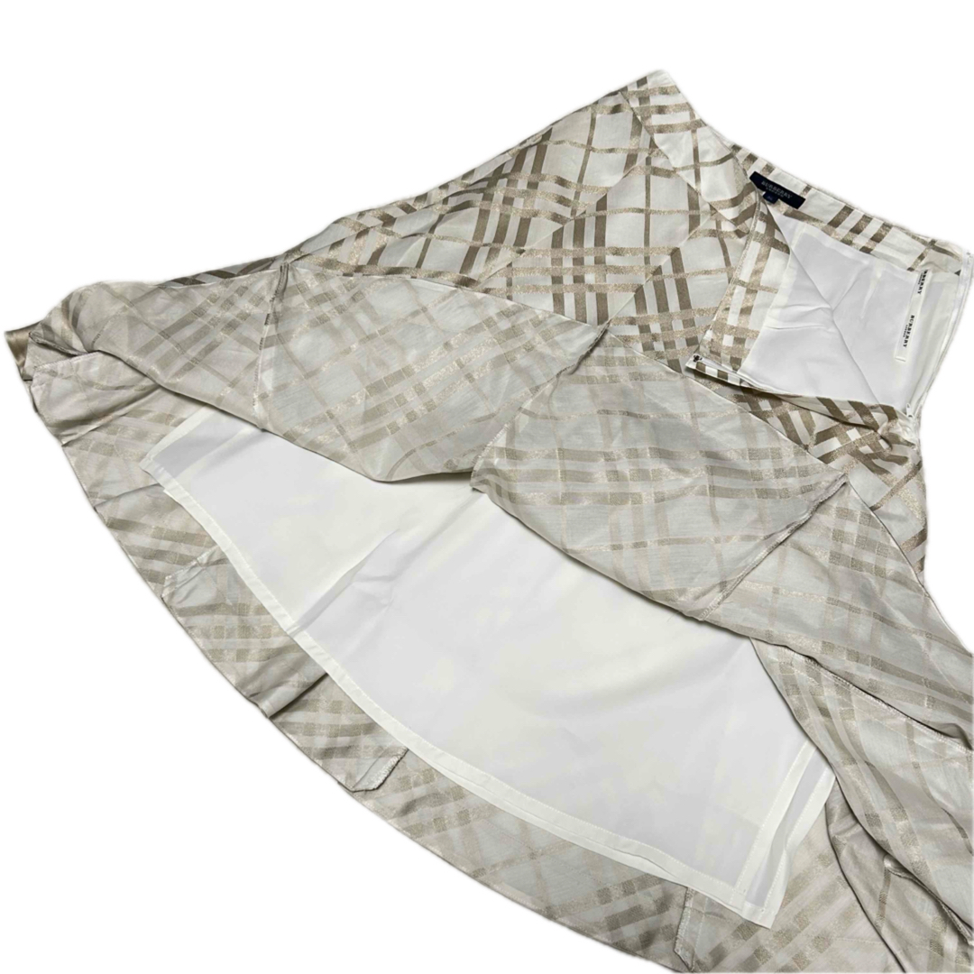 BURBERRY - BurberryLondon バーバリーロンドン シルク混 メガ BURBERRY - BurberryLondon バーバリーロンドン シルク混 メガ