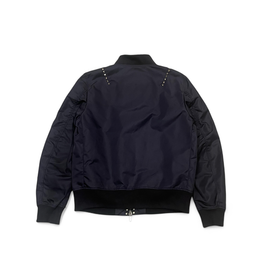 VALENTINO - VALENTINO ロックスタッズ ボンバージャケット MA-1 VALENTINO - VALENTINO ロックスタッズ ボンバージャケット MA-1