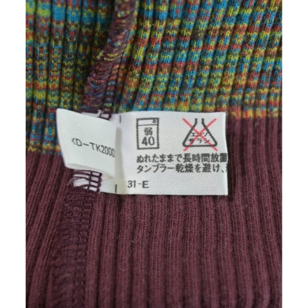 MISSONI - MISSONI ミッソーニ ニット・セーター M 青xエンジ MISSONI - MISSONI ミッソーニ ニット・セーター M 青xエンジ