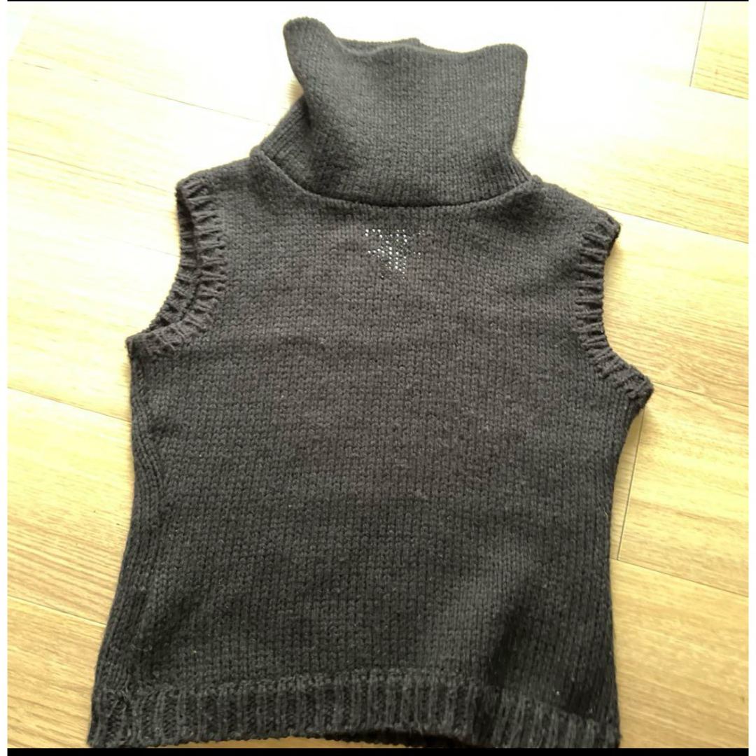 FENDI - 正規品FENDI黒タートルネック ノースリーブニットの通販 FENDI - 正規品FENDI黒タートルネック ノースリーブニットの通販