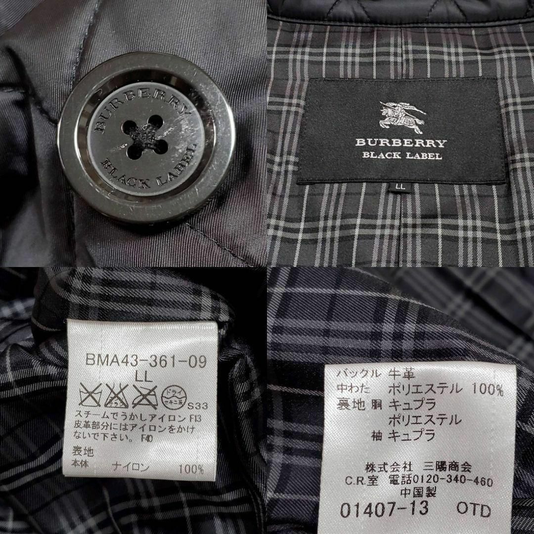BURBERRY BLACK LABEL - 美品 XL バーバリーブラックレーベル BURBERRY BLACK LABEL - 美品 XL バーバリーブラックレーベル