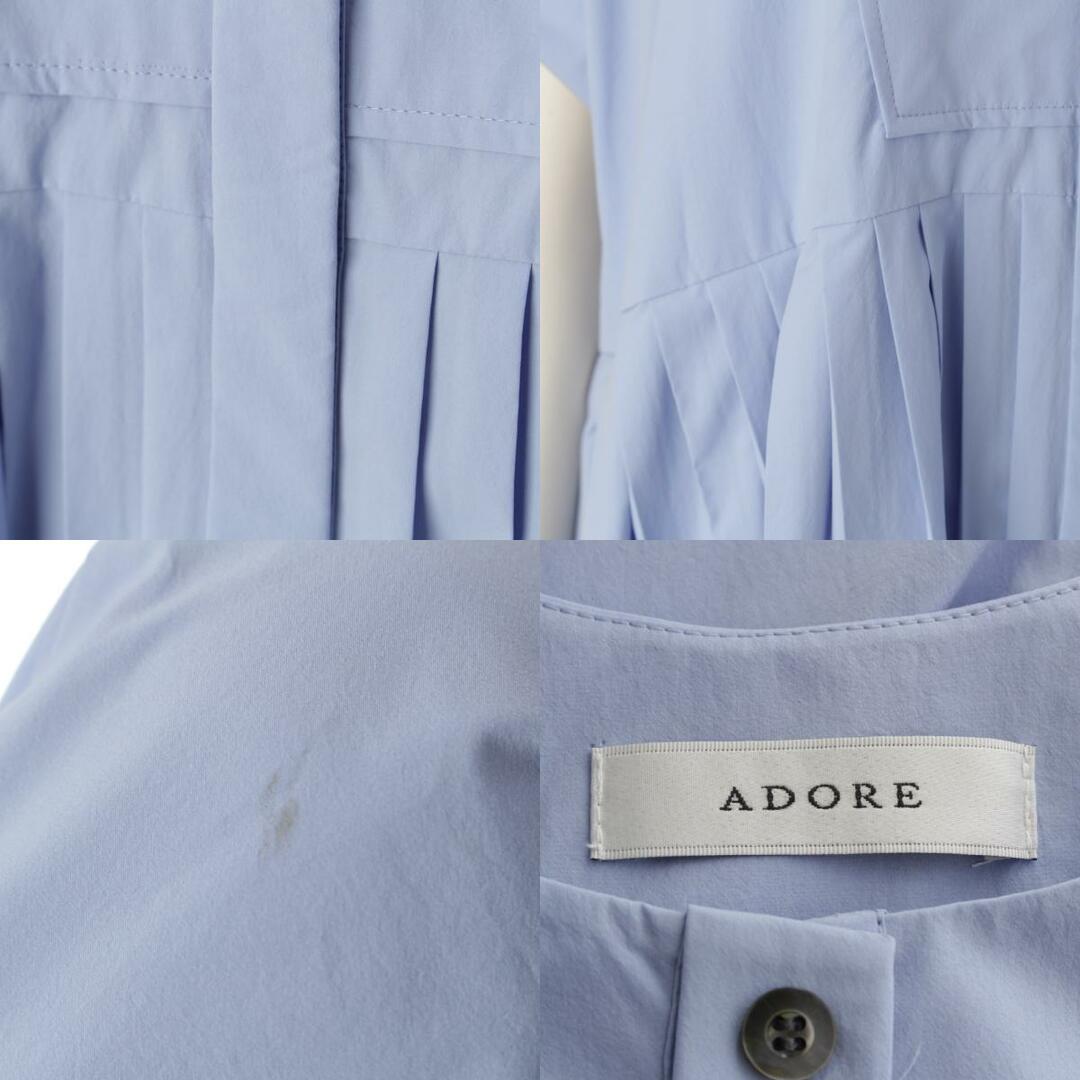 ADORE - アドーア 24SS プリーツ ノーカラー ウェット ADORE - アドーア 24SS プリーツ ノーカラー ウェット
