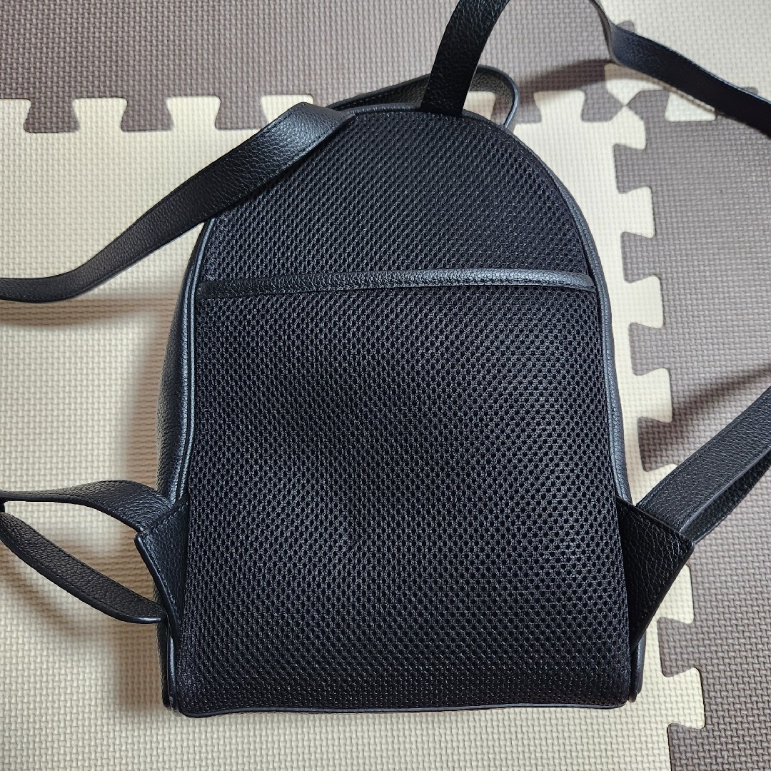 FURLA - FURLA ブラック レザー リュックの通販 by なっちゃん's FURLA - FURLA ブラック レザー リュックの通販 by なっちゃん's